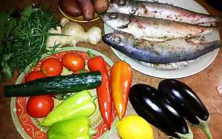 Как запечь рыбу с овощами в духовке и мультиварке.